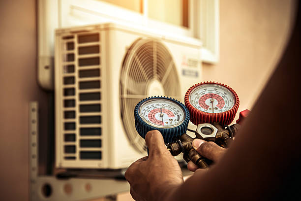 Professional Ductwork Repair technician working in Waccabuc, NY